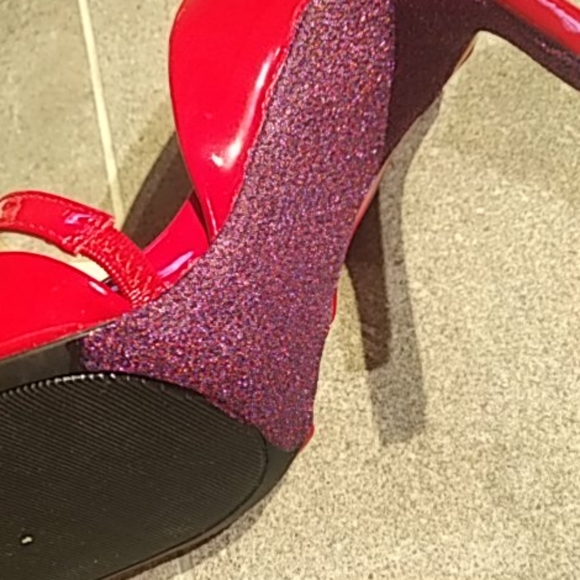 NWOT customized purple glitter soles - Picture 3 of 3